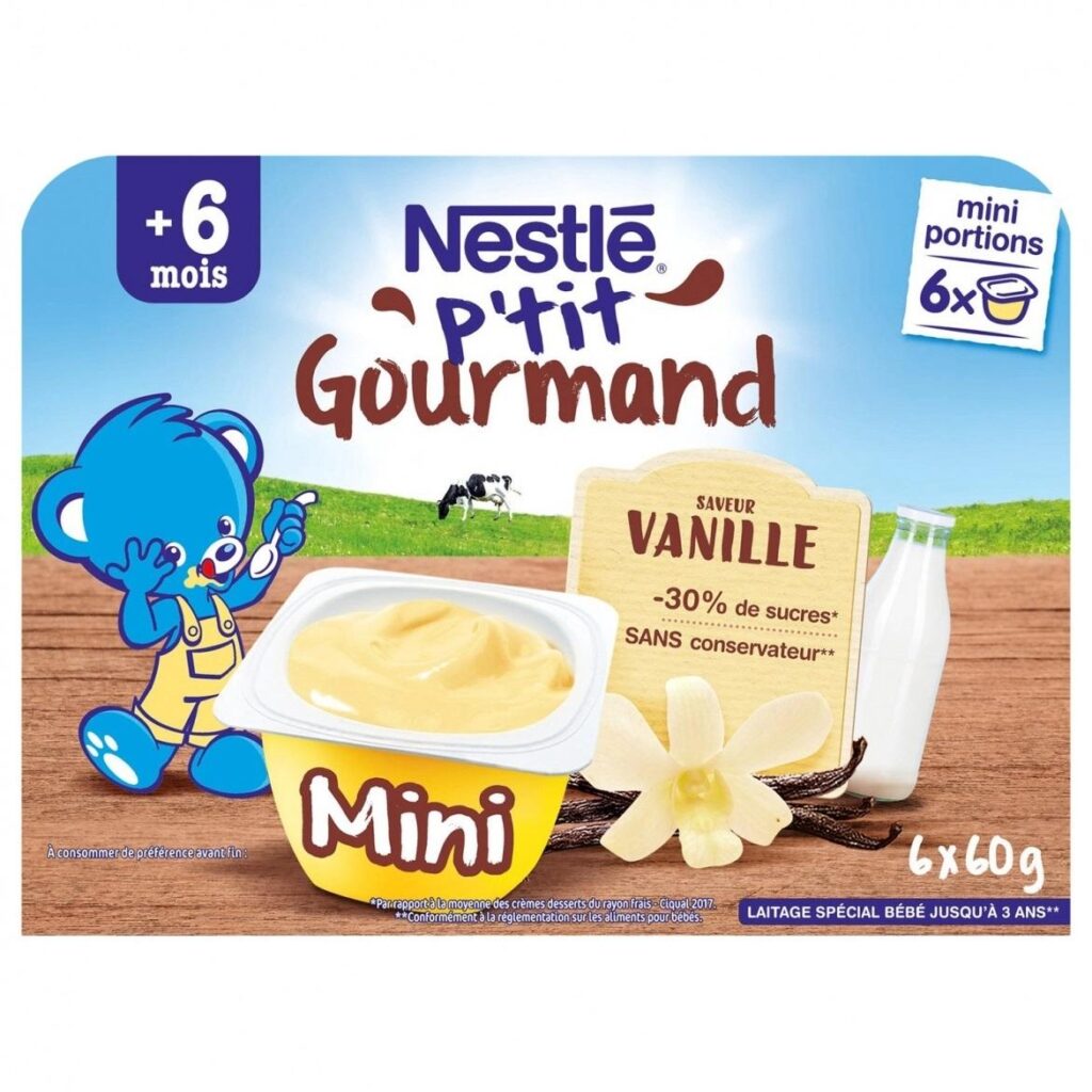 Váng sữa Nestle Ptit Gourmand vị Vani